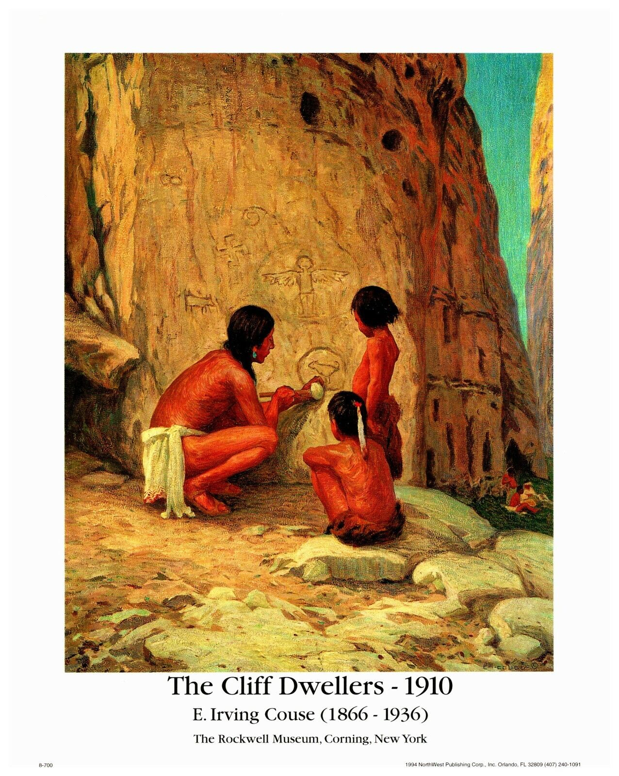 The Cliff Dwellers 1910 The Rockwell 1994 NorthWest Publishing Corp 8x10