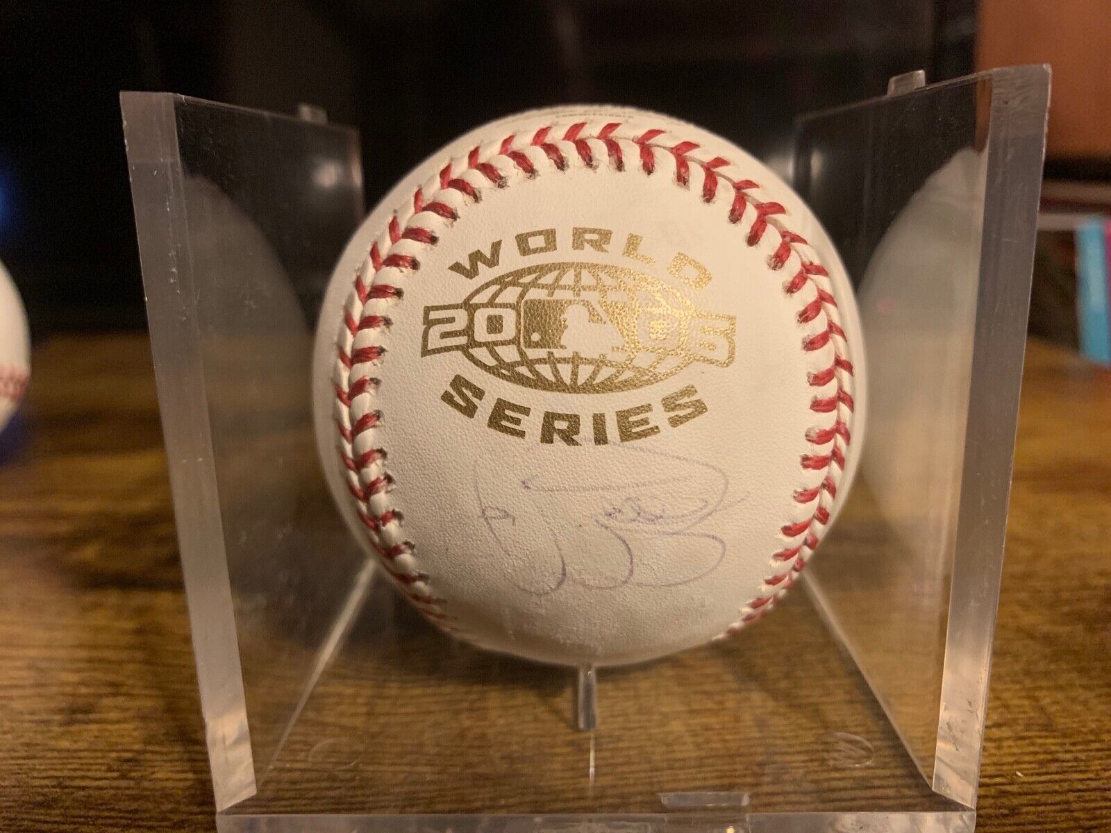 Todd Jones Tigers Autographed 2006 World Series Official Baseball Steiner SOA