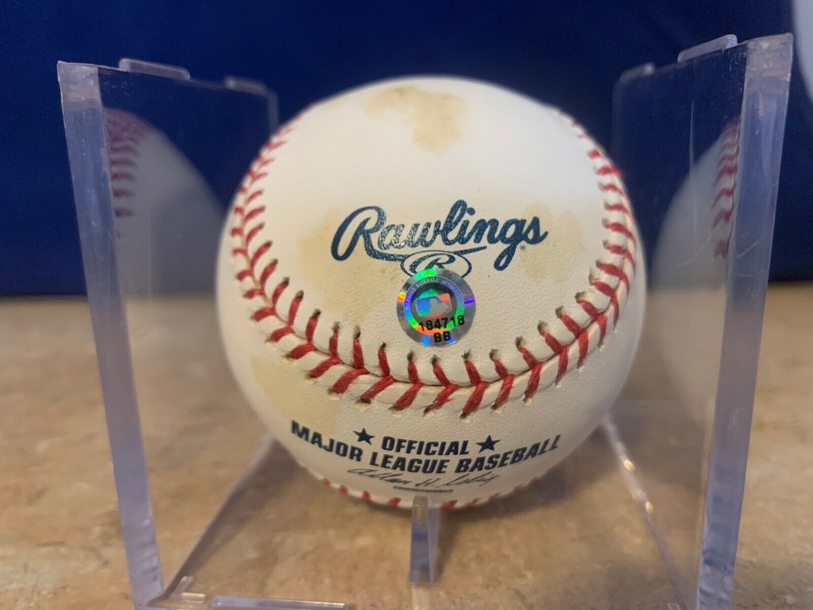 Tom Glavine Autographed Rawlings Baseball MLB Authentics
