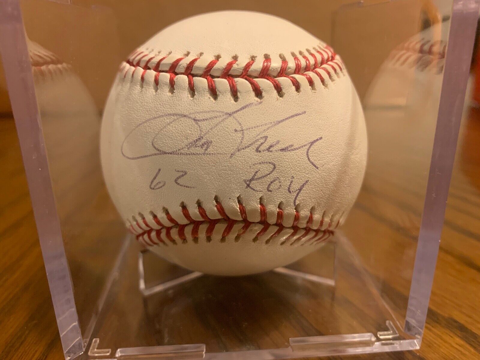 Tom Tresh New York Yankees 1962 ROY Autographed Baseball W/ PSA COA AI78661