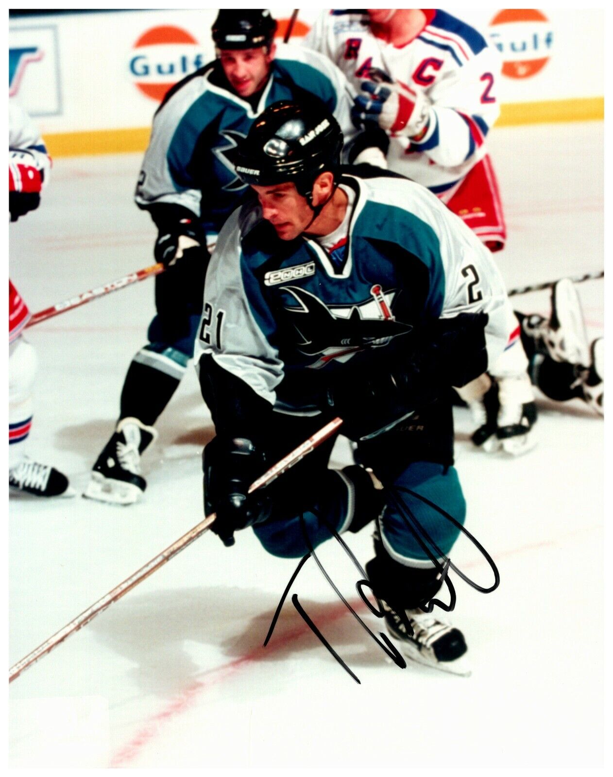 Tony Granato San Jose Sharks Signed Autographed 8x10 Color Photo