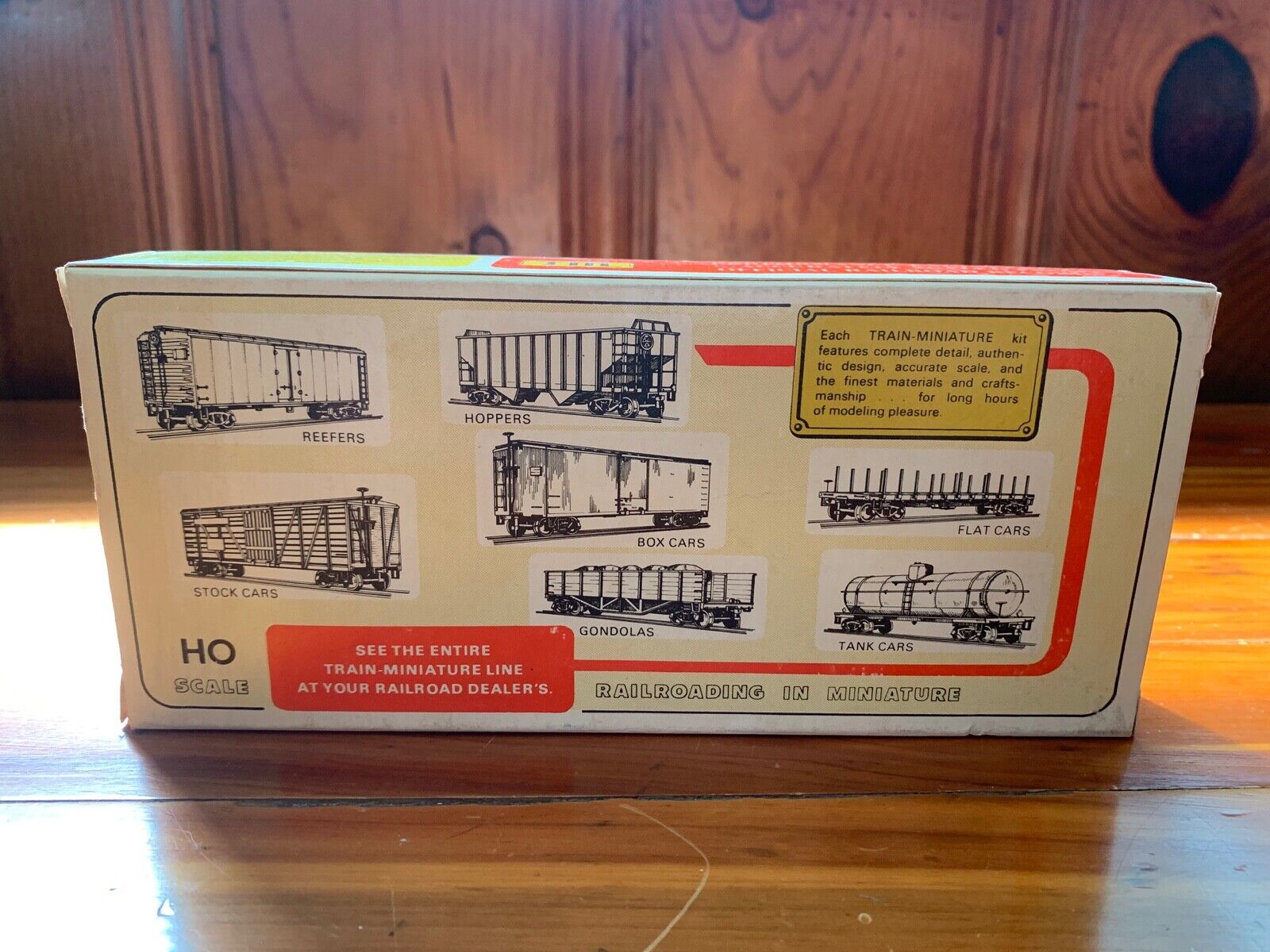 Train Miniature H0 Scale Delaware Freight Car Original Box Unopened
