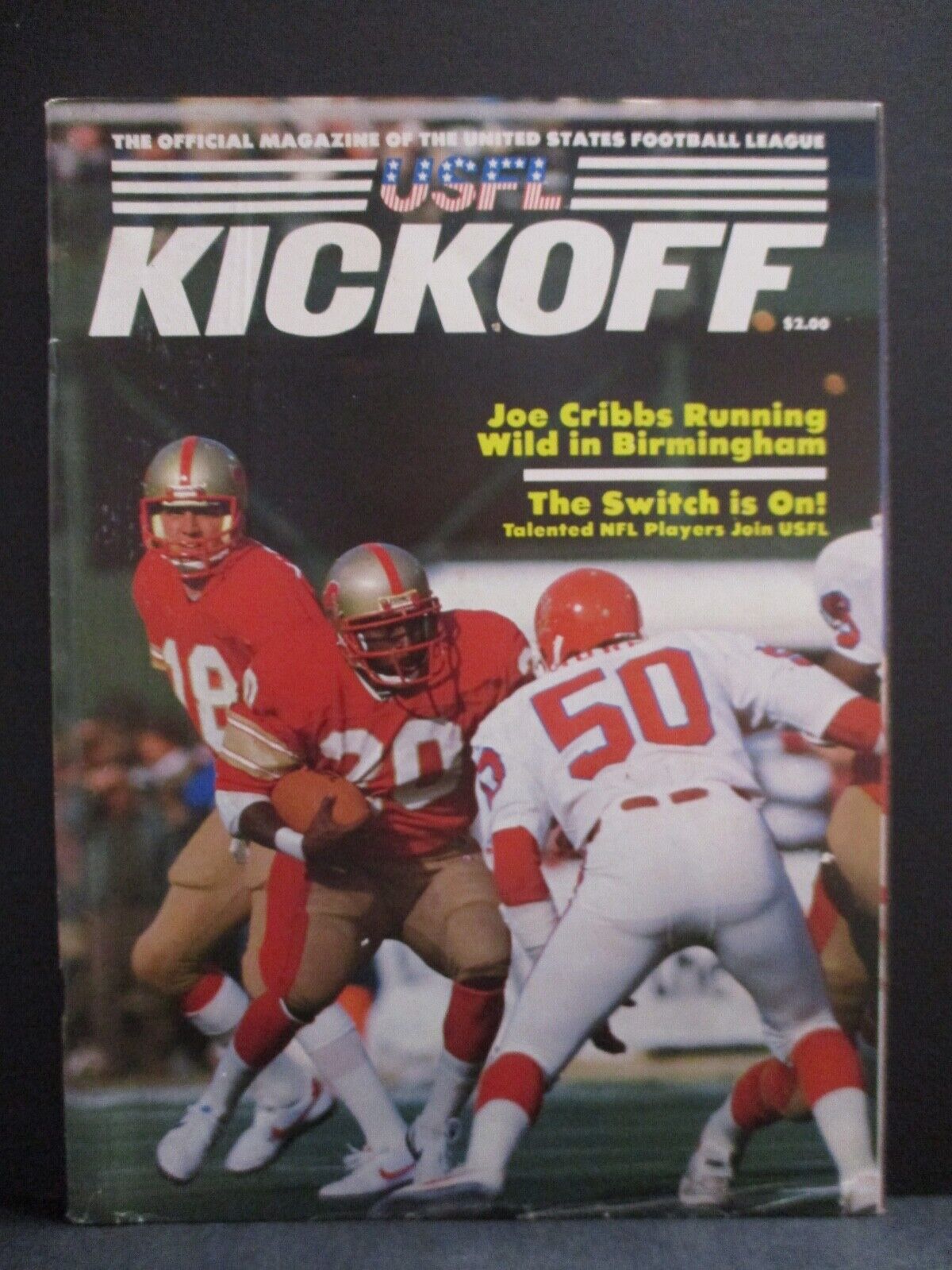 USFL Kickoff Official 1984 NFL Generals Program Herschel Walker Vol.2 Issue 2 VG