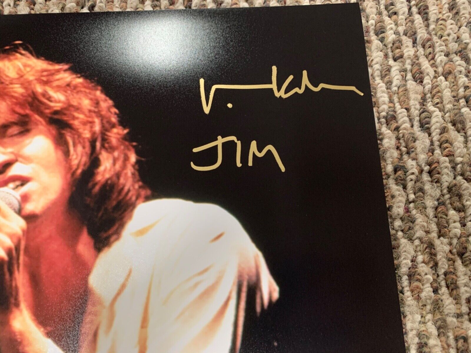Val Kilmer Jim Morrison From The Doors Autographed 11x14 Photo JSA Celebrity
