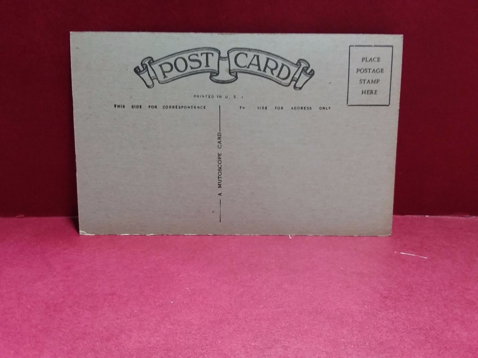 Vintage Mutoscope Comic Image Cards Club Woman