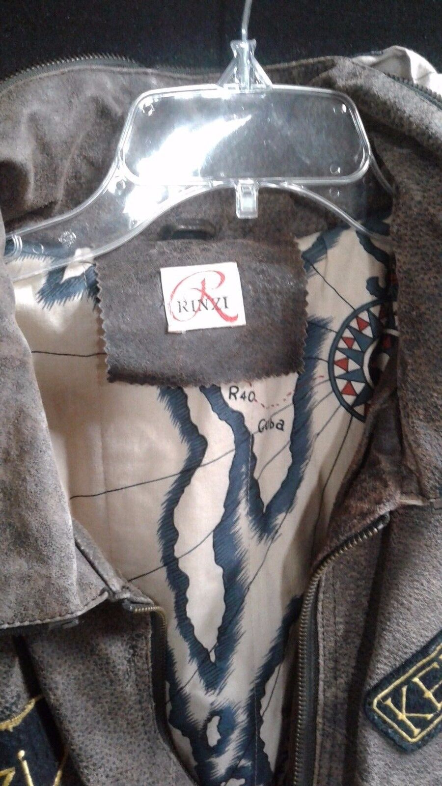 Vintage Rinzi Bomber Jacket Used