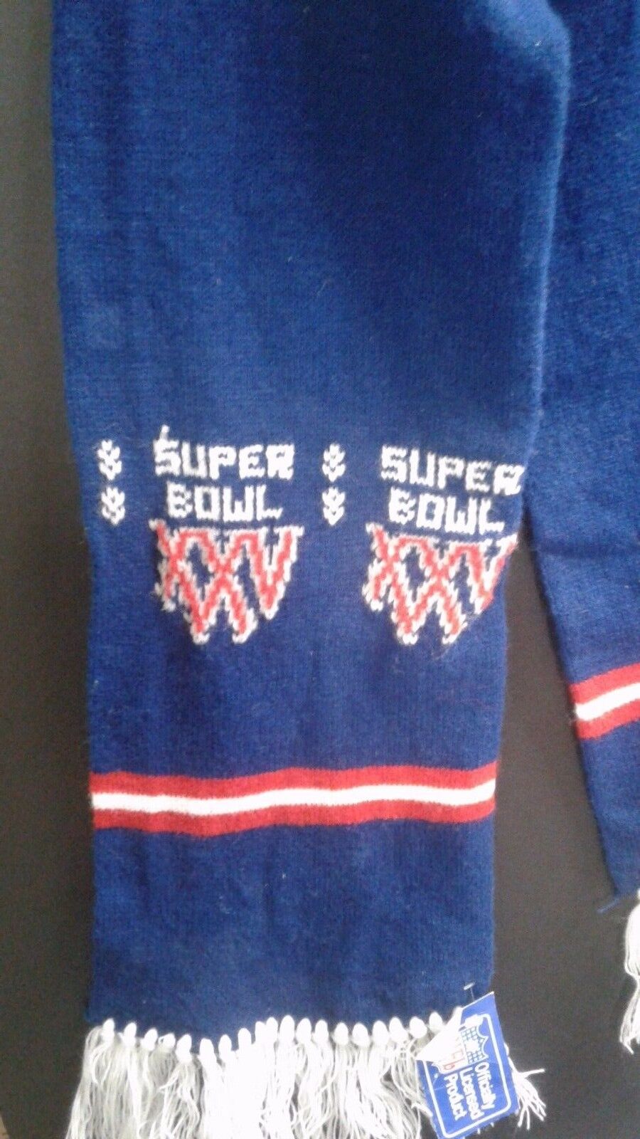 Vintage Superbowl XXV Scarf New York Giants NWT