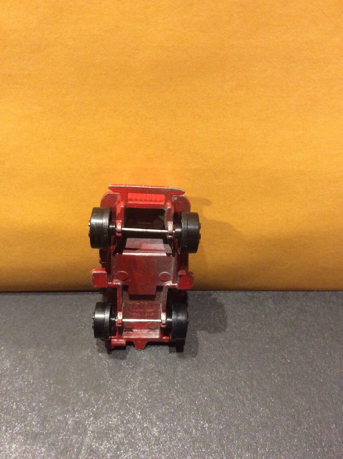 Vintage Unknown Brand 1-7/8' long JEEP (Made in Hong Kong) Red