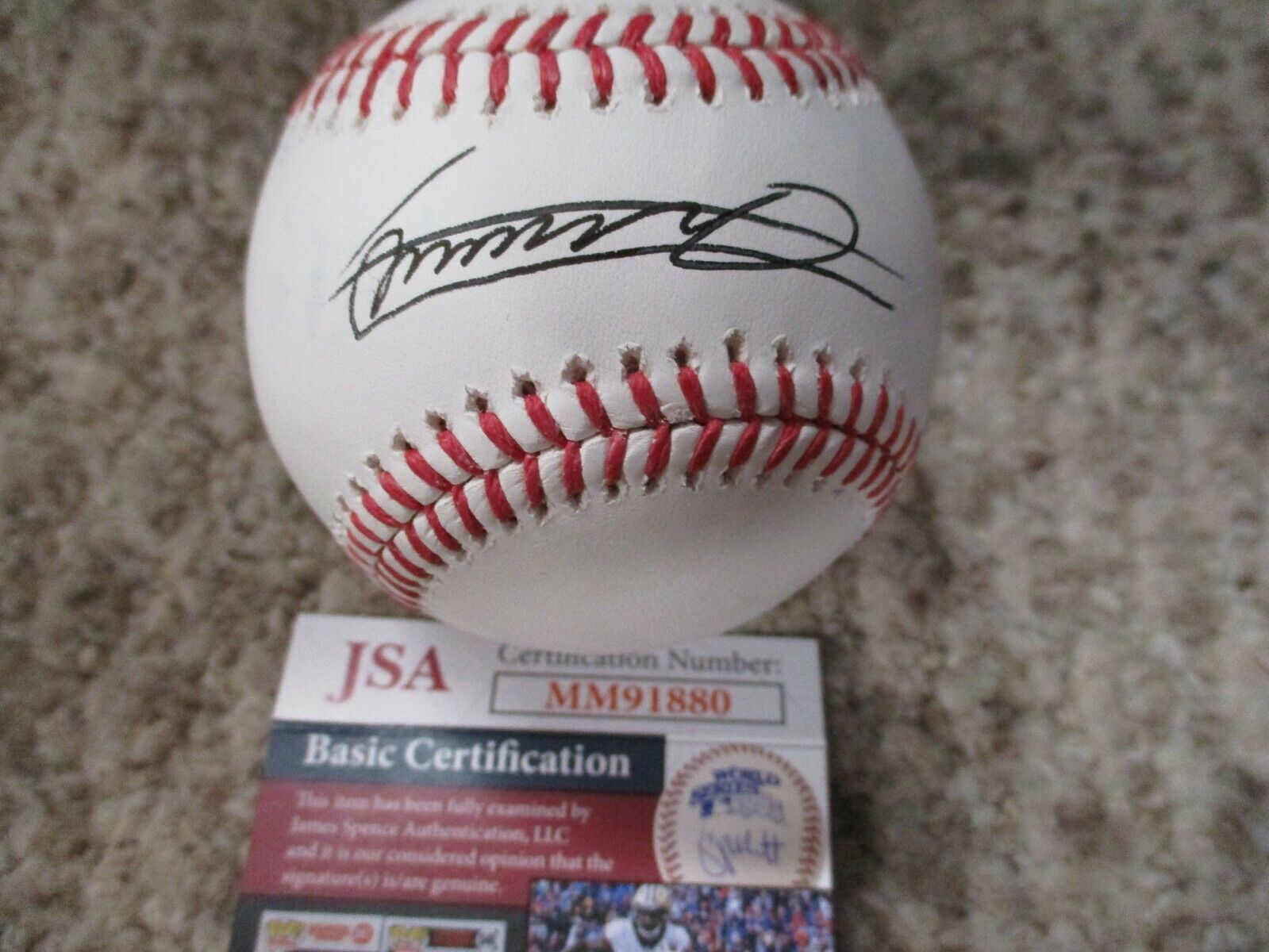 Vladimir Guerrero Jr Blue Jays Signed Official MLB Baseball  JSA MM91880