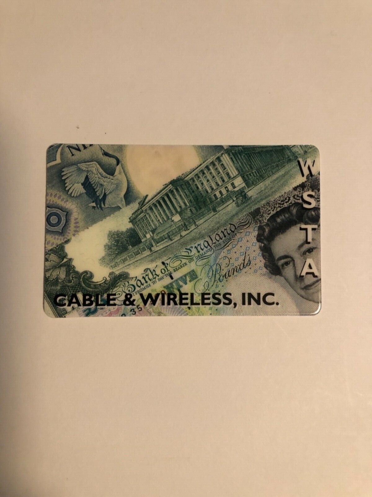Wall Street Telecom WSTA Phone Card $5 Unused