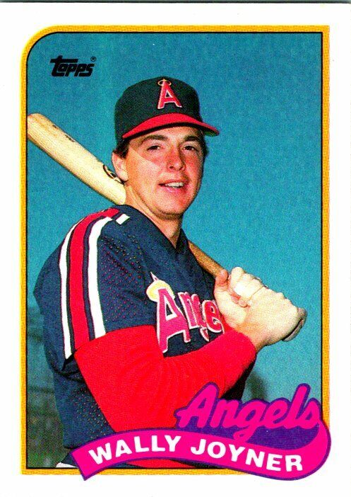 Wally Joyner Los Angeles Angels 1989 Topps Misprint Card Montreal Expos Backside