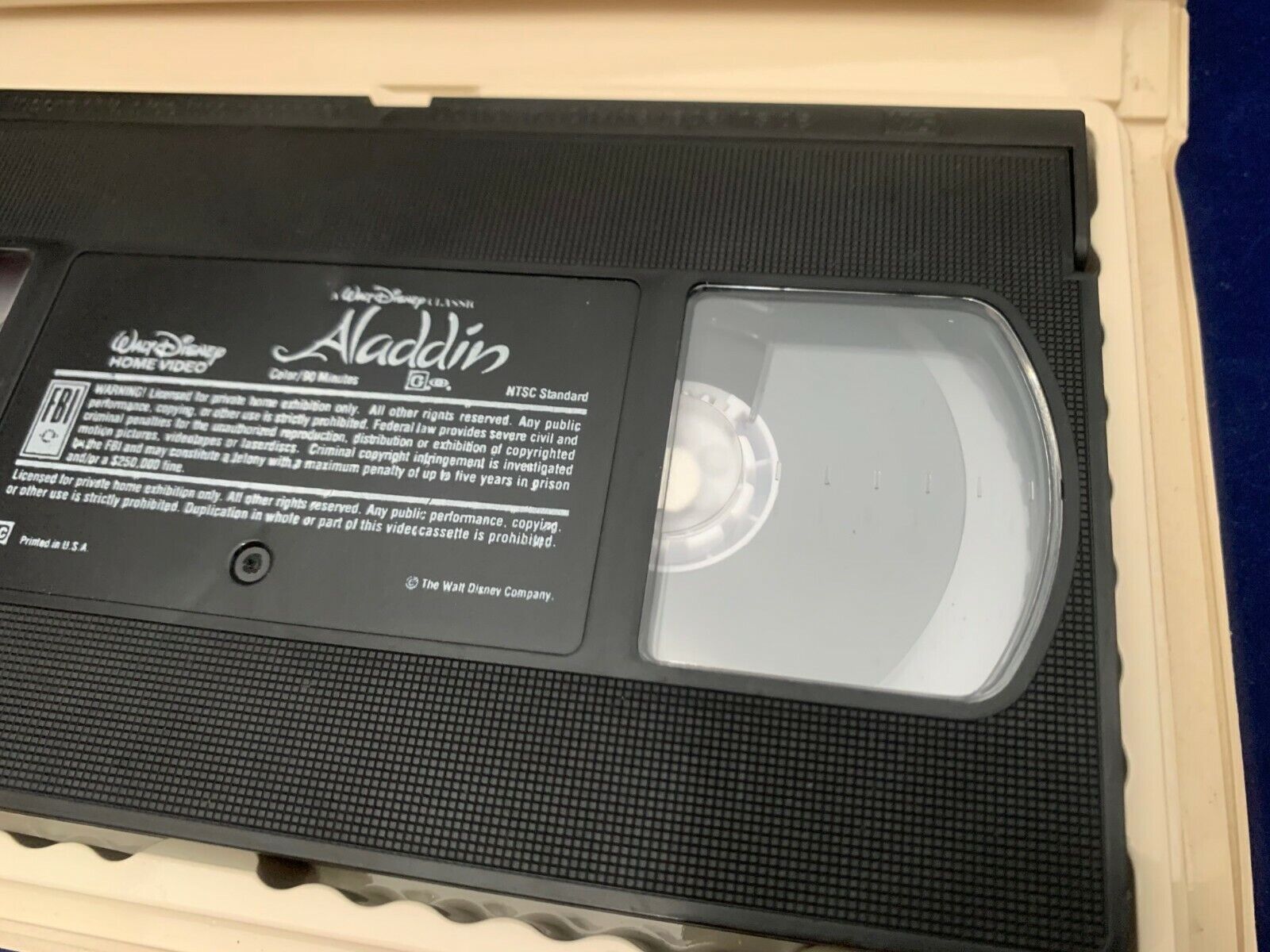 Walt Disneys Classic Alladin VHS Black Diamond The Classics PreOwned Original