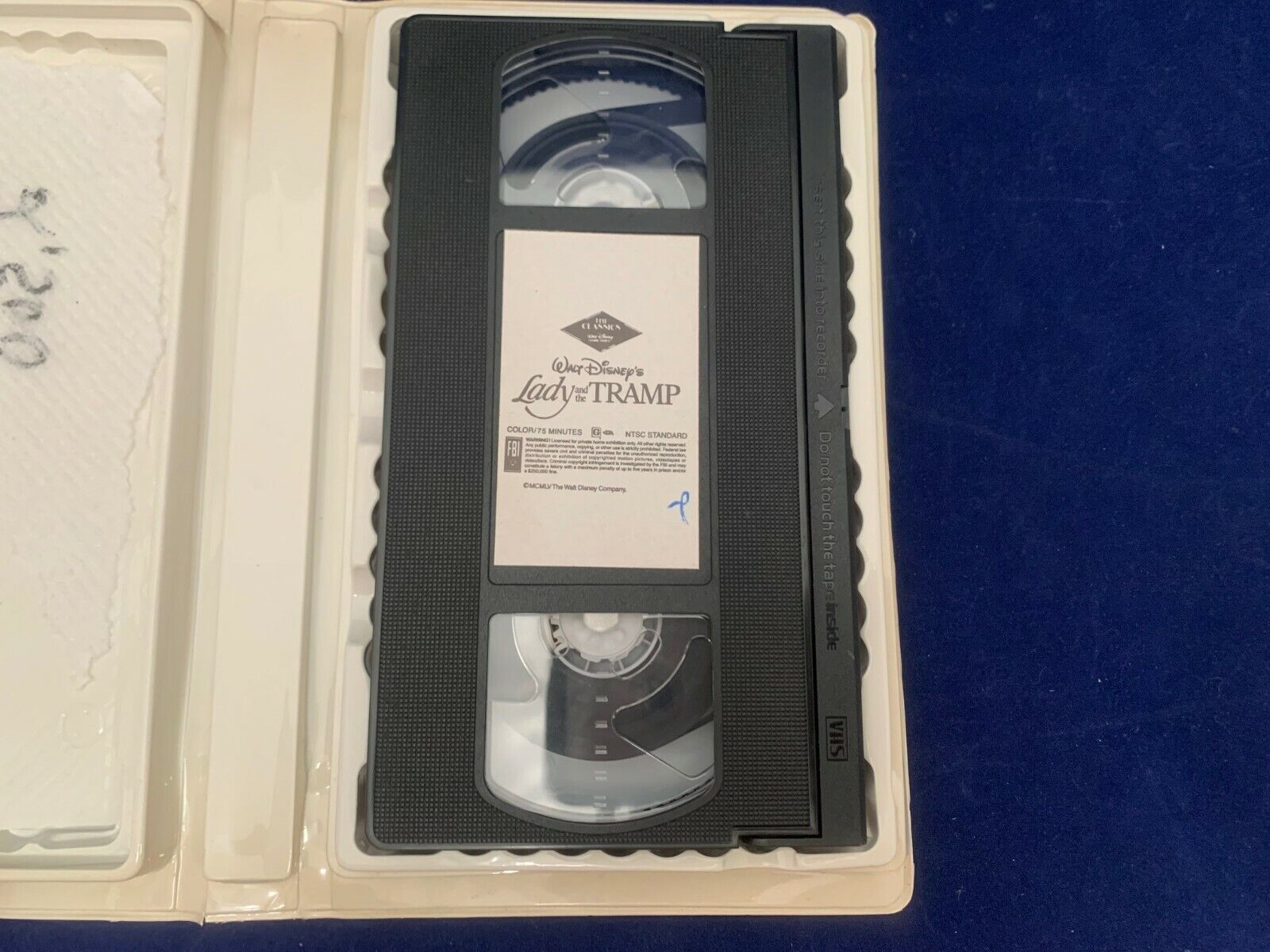 Walt Disneys Classic Lady and the Tramp VHS Black Diamond The Classics PreOwned