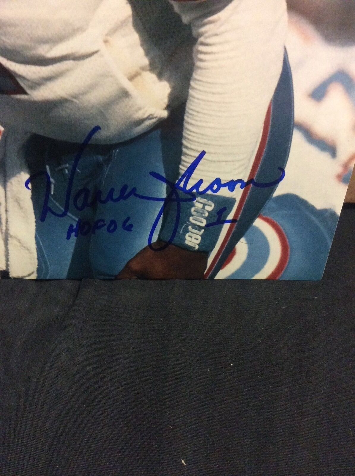 Warren Moon signed 8x10 photo JSA SOA autograph Houston Oilers