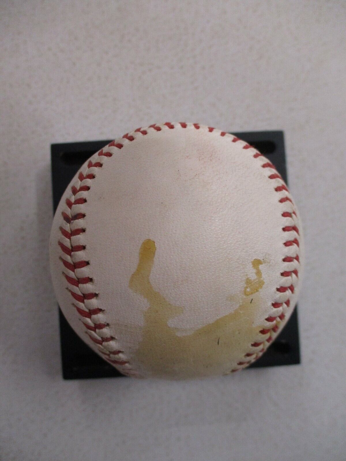 Wayne Blackburn Autographed Joe Cronin Ball Shellacked Baseball Toned