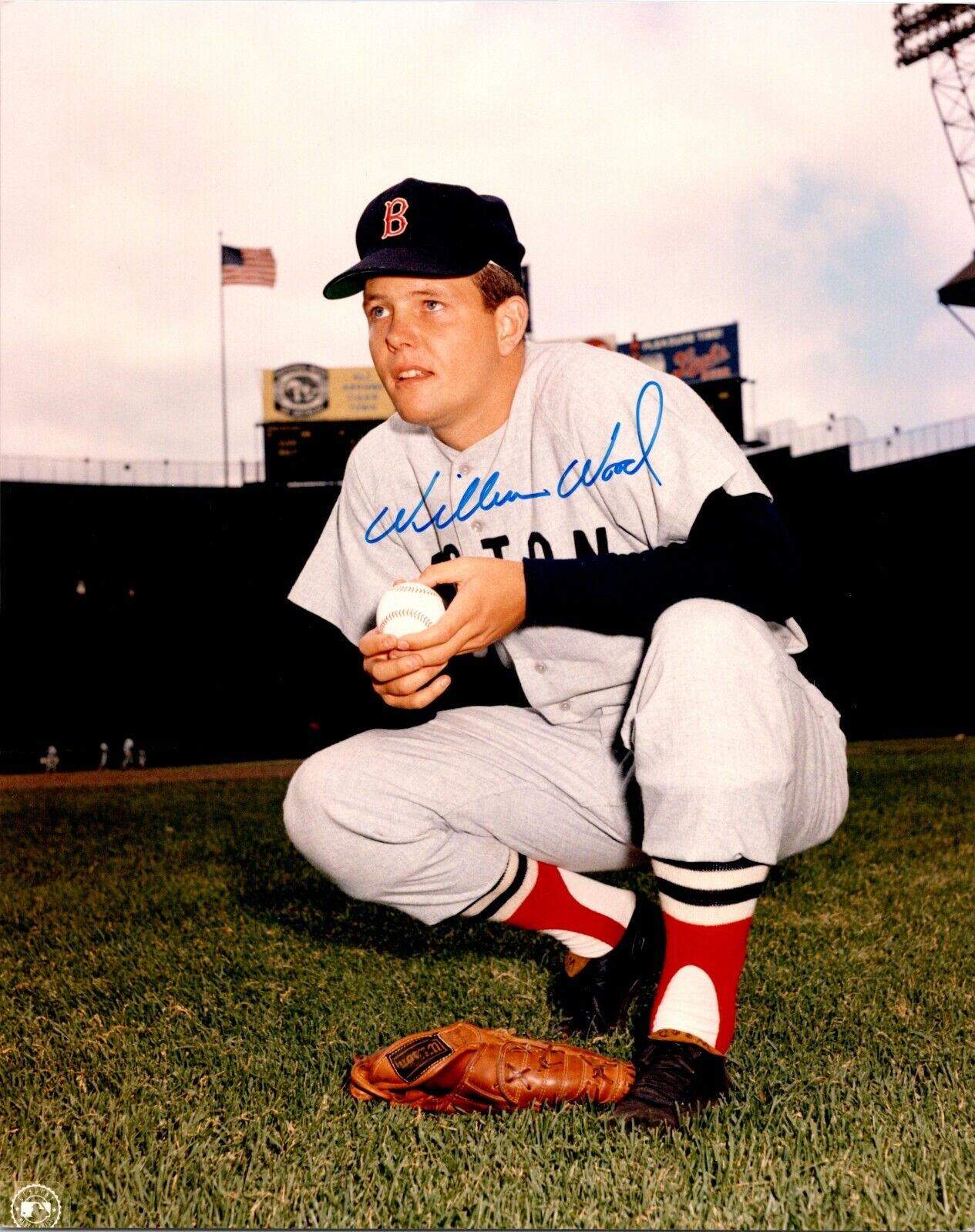 Wilbur Wood Boston Red Sox Signed autographed 8x10 photo
