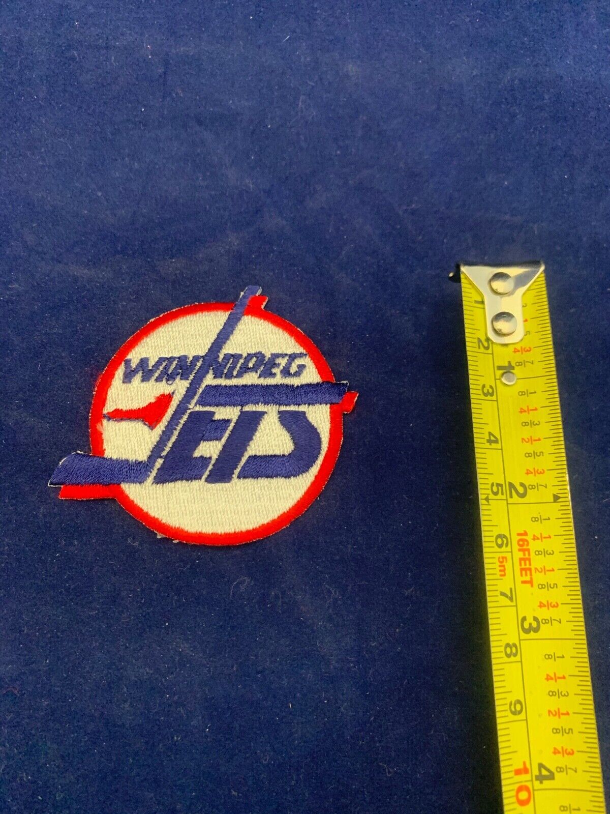 Winnipeg Jets Small Logo Patch Size 2.5 x 2.75 inches OLD LOGO