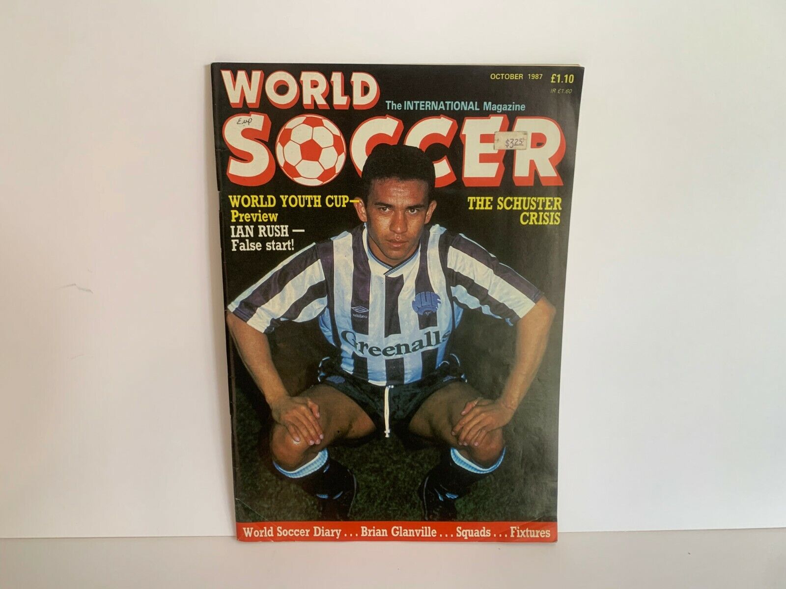 World Soccer International Magazine Ian Rush October 1987 Edition VG