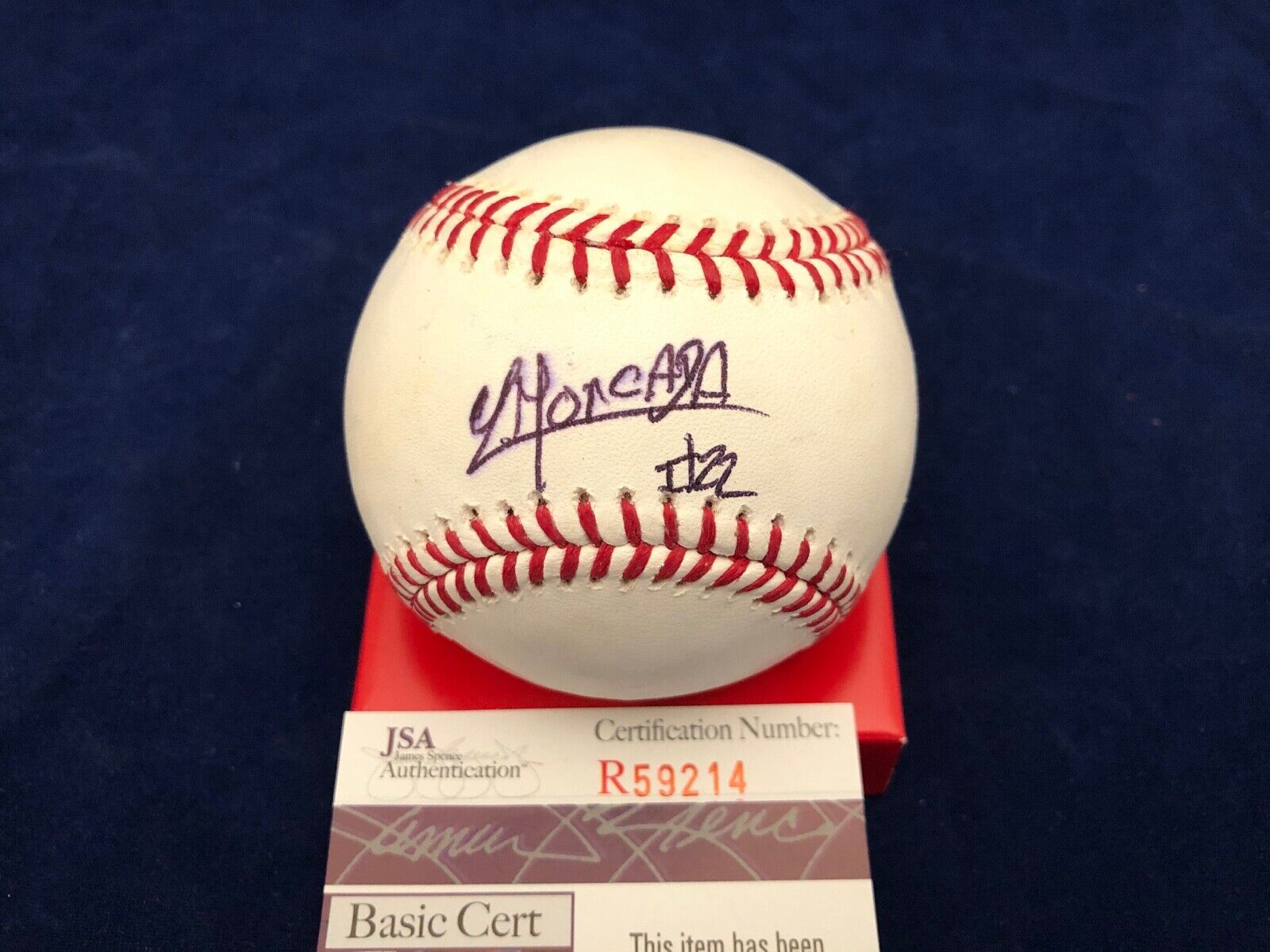 Yoan Moncada WHITE SOX autographed Signed baseball JSA R59214