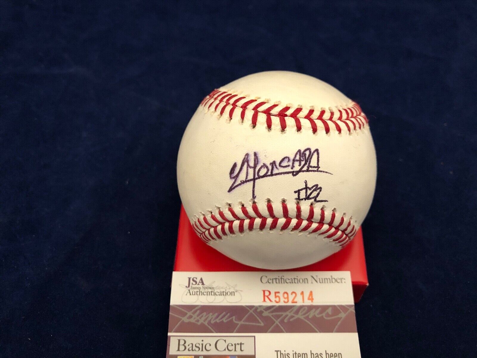 Yoan Moncada WHITE SOX autographed Signed baseball JSA R59214