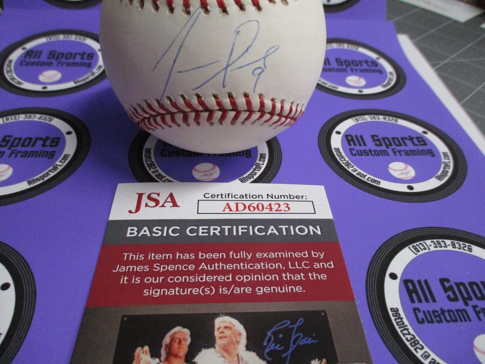Juan Pierre Florida Marlins Autographed Baseball JSA #AD60423