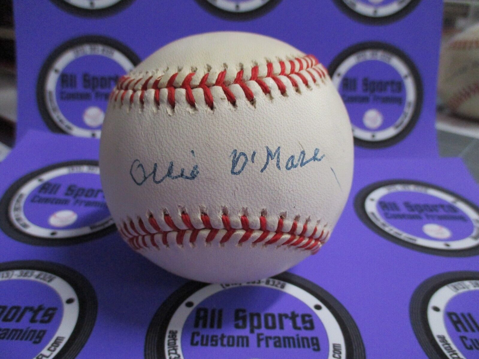Ollie O'Mara Brooklyn Robins Autographed Baseball JSA #AD60396